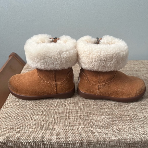 UGG fur with suede boots - Picture 4 of 7